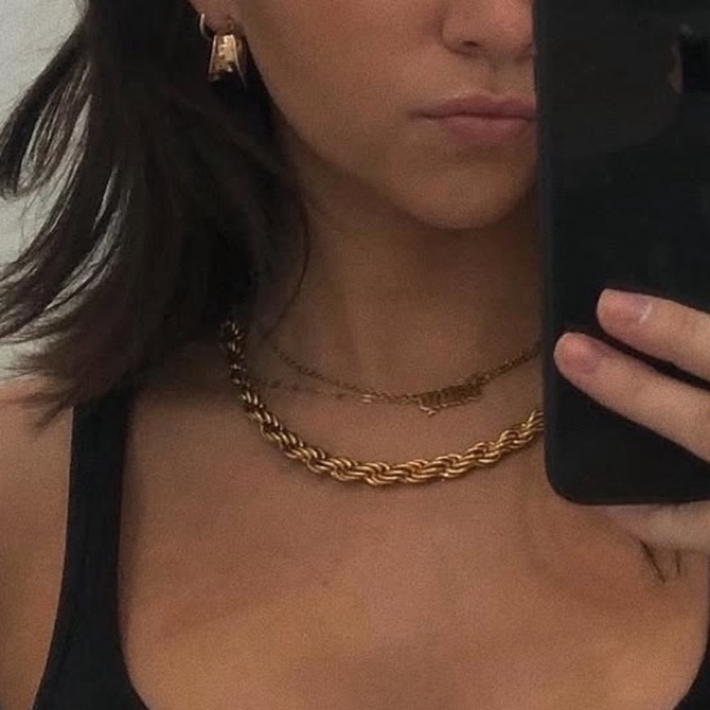 Vamp Gold Chain Necklace